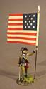 Infantry Officer with National Colors, 2nd New York Regiment